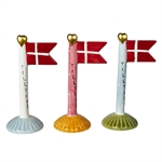 Flag tillykke 14 cm fra Speedtsberg - Tinashjem